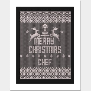 Merry Christmas CHEF Posters and Art